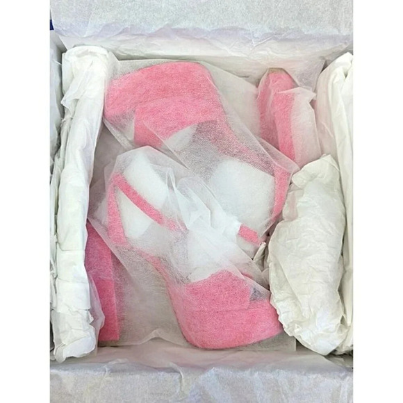 Stuart Weitzman Women's Ryder II Ankle Strap Heel Platform Size 37 (MSRP $495) - Picture 10 of 11